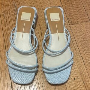 Dolce Vita Light Blue Strappy Sandals